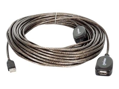IC Intracom 150958, 20 m, USB A, USB A, USB 2.0, 480 Mbit/s, Musta