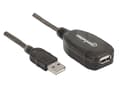 Pikkukuva 1 / 5: IC Intracom 150958, 20 m, USB A, USB A, USB 2.0, 480 Mbit/s, Musta