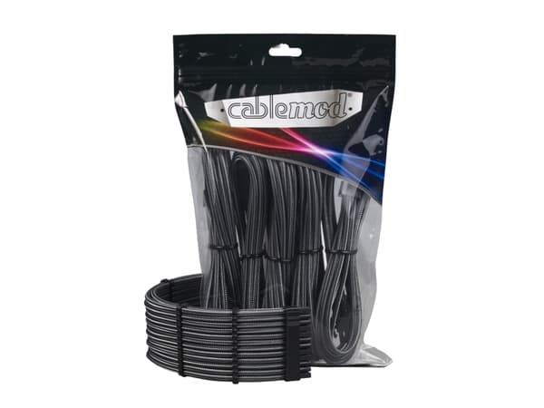 CableMod PRO Series ModMesh - Virran jatkojohtosarja - muotoiltu - Carbon