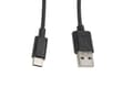 Miniatyrbilde 2 av 5: Lanberg - USB-kabel - USB (hann) til 24 pin USB-C (hann) - USB 2.0 - 3 A - 1 m - svart