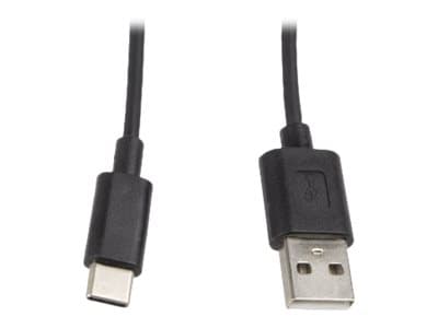 Lanberg - USB-kabel - USB (hann) til 24 pin USB-C (hann) - USB 2.0 - 3 A - 1 m - svart