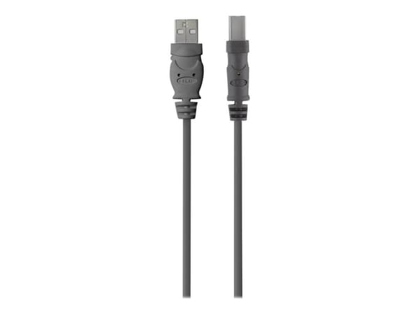 Belkin Premium Printer Cable - USB-kaapeli - USB Type B (han) til USB (han) - USB 2.0 - 4,8 m - formet