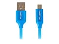 Miniatyrbild 2 av 5: Lanberg - USB-kabel - USB (hane) till mikro-USB typ B (hane) - USB 2.0 - 1 m - blå