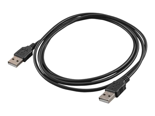 Akyga - USB-kabel - USB (hann) til USB (hann) - USB 2.0 - 1.8 m - svart