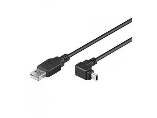 Techly 1.8m USB - Mini USB M/M, 1,8 m, USB A, Mini-USB B, USB 2.0, Hanstik/Hanstik, Lajittelu