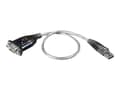 Miniatyrbild 3 av 5: ATEN UC232A1-AT, Sort, Metallic, 1 m, USB Typ-A, DB-9, Hanstik, Hanstik