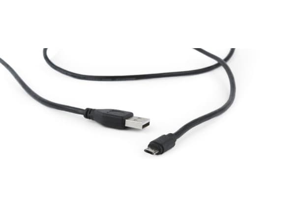 Gembird CCB-USB2-AMMDM-6, 1,8 m, USB A, Micro-USB B, USB 2.0, Svart