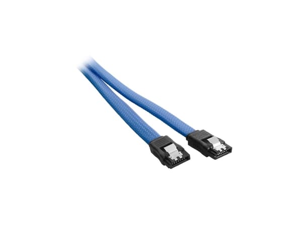 CableMod ModMesh - SATA-kabel - Serial ATA 150/300/600 - SATA (hona) till SATA (hona) - 60 cm - ljusblå