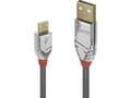 Miniatyrbild 5 av 5: Lindy 36650, 0,5 m, USB A, Micro-USB B, USB 2.0, 0,48 Gbit/s, Grå
