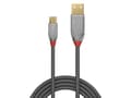 Miniatyrbild 2 av 5: Lindy 36650, 0,5 m, USB A, Micro-USB B, USB 2.0, 0,48 Gbit/s, Grå