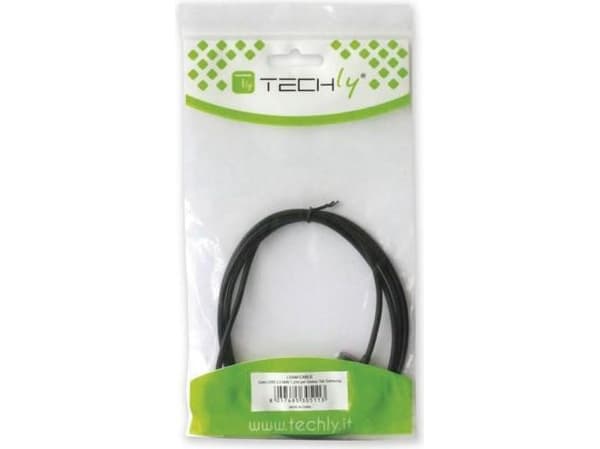 Techly 1.2m USB - Samsung 30-p, Sort, USB A, Samsung 30-pin, 1,2 m, Hankjønn, Hankjønn