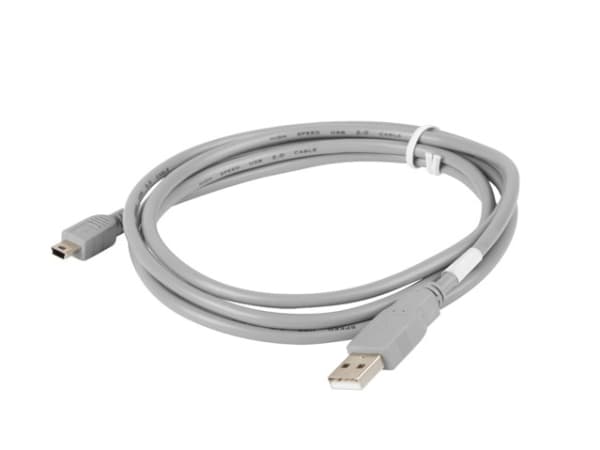 Lanberg - USB-kabel - USB (hane) till mini-USB typ B (hane) - USB 2.0 - 1.8 m - grå