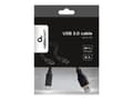 Pikkukuva 5 / 5: GEMBIRD CCP-USB3-AMCM-0.1M Gembird USB 3.0 AM to Type-C cable (AM/CM), 0.1m, black