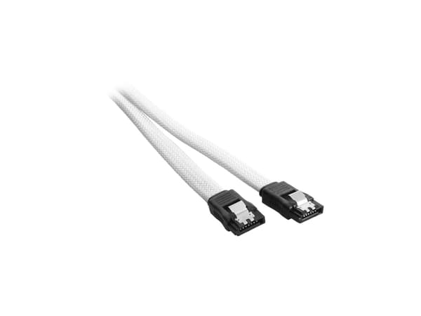 CableMod ModMesh - SATA-kabel - Serial ATA 150/300/600 - SATA (hona) till SATA (hona) - 60 cm - vit