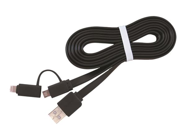 Cablexpert - Laddnings-/datakabelsats - 1 m - svart