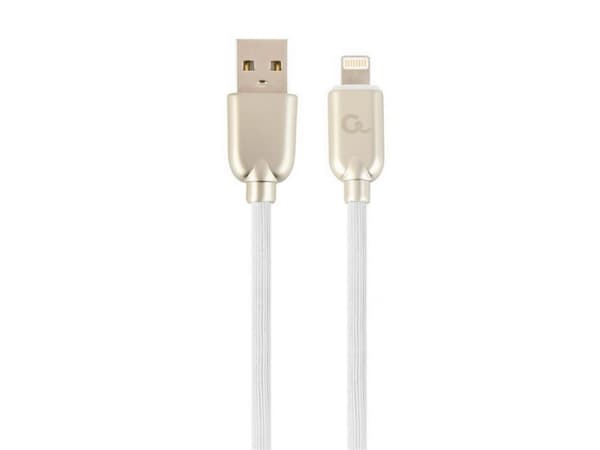 Cablexpert Premium - Lightning-kabel - USB hane till Lightning hane - 1 m - vit