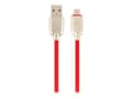 Miniatyrbild 2 av 5: Cablexpert Premium - USB-kabel - mikro-USB typ B (hane) till USB (hane) - USB 2.0 - 2.1 A - 1 m - röd