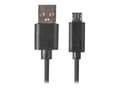 Miniatyrbild 1 av 5: Lanberg - USB-kabel - USB (hane) till mikro-USB typ B (hane) - USB 2.0 - 1.8 m - svart