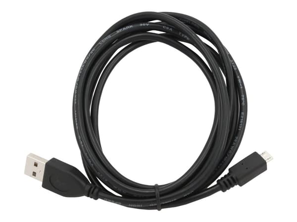 Cablexpert - USB-kabel - mikro-USB typ B (hane) till USB (hane) - 1 m - formpressad - svart