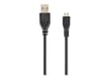 Miniatyrbild 2 av 5: Cablexpert - USB-kabel - mikro-USB typ B (hane) till USB (hane) - 1 m - formpressad - svart