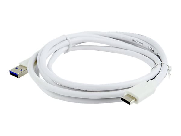 Gembird CCP-USB3-AMCM-6-W, 1,8 m, USB A, USB C, USB 3.2 Gen 1 (3.1 Gen 1), 600 Mbit/s, Valkoinen