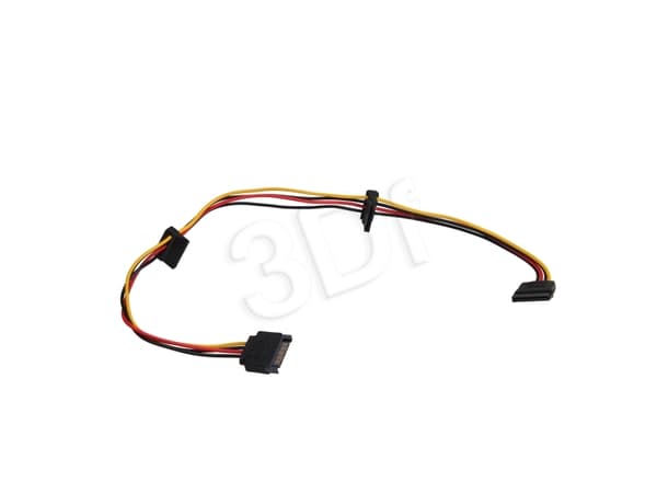 Akyga - Strömdelare - SATA-ström (hane) till SATA-ström (hona) - 15 cm