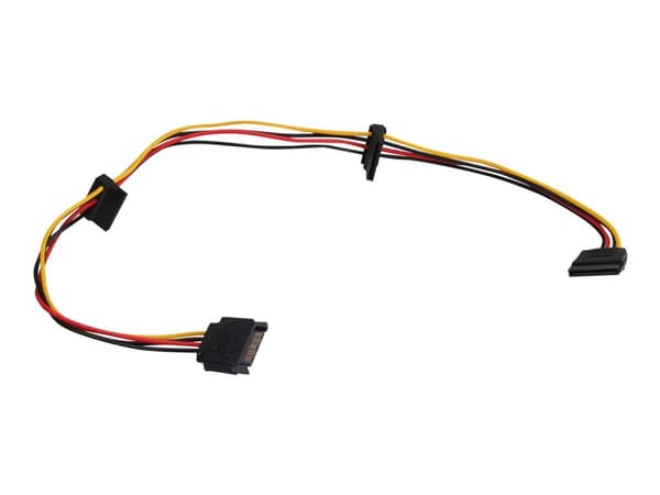 Akyga - Strömdelare - SATA-ström (hane) till SATA-ström (hona) - 15 cm