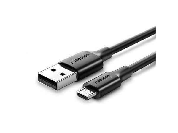 Ugreen 60134, 0,25 m, USB A, Micro-USB A, USB 2.0, 480 Mbit/s, Sort