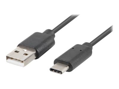 Lanberg - USB-kabel - USB (han) til 24 pin USB-C (han) - USB 2.0 - 1 m - sort