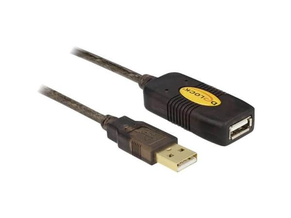Delock Extension cable USB 2.0 - USB-förlängningskabel - USB (hane) till USB (hona) - 30 m - aktiv