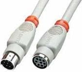 Lindy Apple Mac Serial Port Extension Cable, 2m skriverkabel Grå