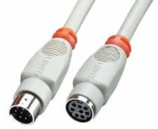 Lindy Apple Mac Serial Port Extension Cable, 2m skriverkabel Grå