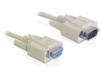 DeLOCK RS-232 3m, Beige, 3 m, SUB-D 9, SUB-D 9