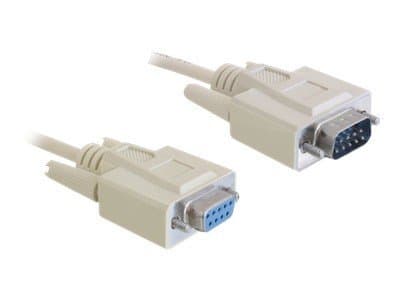 DeLOCK RS-232 3m, Beige, 3 m, SUB-D 9, SUB-D 9