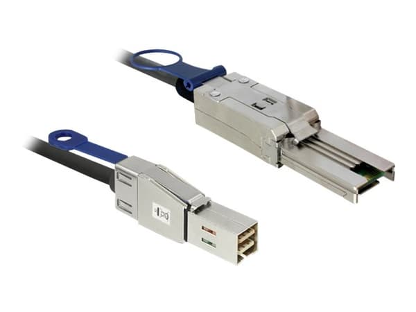 Delock - Extern SAS-kabel - SAS 6Gbit/s - 26-pin 4x skärmad Mini MultiLane SAS (SFF-8088) (hane) till 36 stifts 4x Shielded Mini MultiLane (hane) - 2