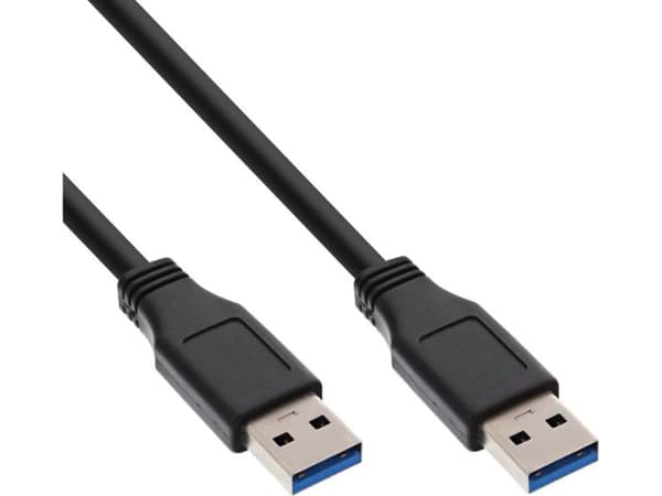 InLine 35203, 0,3 m, USB A, Mini-USB B, USB 3.2 Gen 1 (3.1 Gen 1), Sortera