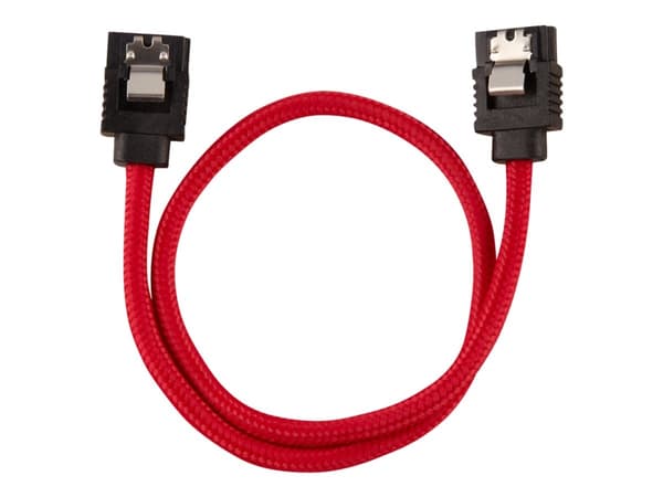 CORSAIR - SATA-kabel - Serial ATA 150/300/600 - SATA (hane) till SATA (hane) - 30 cm - röd