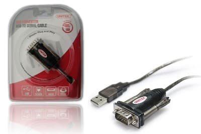 UNITEK Y-105A Unitek USB till seriell adapter + DB9F/DB25M-adapter, Y-105A