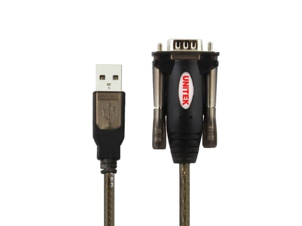 UNITEK Y-105A Unitek USB till seriell adapter + DB9F/DB25M-adapter, Y-105A