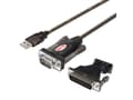 Miniatyrbild 1 av 5: UNITEK Y-105A Unitek USB till seriell adapter + DB9F/DB25M-adapter, Y-105A