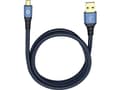 Miniatyrbild 2 av 4: OEHLBACH D1C9333, 3 m, USB A, Micro-USB B, USB 2.0, 0,48 Gbit/s, Svart, Blå