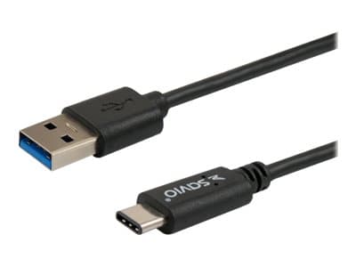 SAVIO CL-101 - USB-kaapeli - USB-tyyppi A (uros) - USB-C (uros) - USB 3.1 - 1 metri