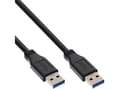 Pikkukuva 1 / 4: InLine 2.0m USB 3.0, 2 m, USB A, USB A, USB 3.2 Gen 1 (3.1 Gen 1), uros/naaras, musta