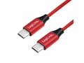 Miniatyrbild 1 av 5: LogiLink CU0156, 1 m, USB C, USB C, USB 2.0, Röd