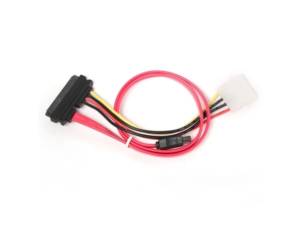 Gembird - SATA-kabel - Serial ATA 150/300/600 - SATA-kombination (hona) till 4 pin intern effekt, SATA - 35 cm