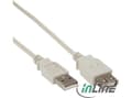 Miniatyrbilde 3 av 4: InLine 34618X, 1,8 m, Hankjønn/hunkjønn, 0,48 Gbit/s, Beige