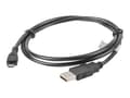 Miniatyrbild 1 av 5: Lanberg - USB-kabel - USB (hane) till mikro-USB typ B (hane) - USB 2.0 - 1 m - svart