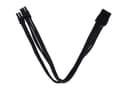 Miniatyrbilde 3 av 5: SilverStone PP07 - Strømforlengelseskabel - 8-pins PCIe-strøm (hunn) til 8-pins PCIe-strøm (6+2) (hann) - 25 cm - svart