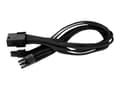 Miniatyrbilde 1 av 5: SilverStone PP07 - Strømforlengelseskabel - 8-pins PCIe-strøm (hunn) til 8-pins PCIe-strøm (6+2) (hann) - 25 cm - svart