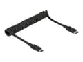 Pikkukuva 1 / 5: Delock USB 3.1 Gen 2 kierrekaapeli Type-C uros Type-C uros PD 3 A E-Marker - Adapter til direkte tilslutning - USB-C 3.1 Gen 2 - USB-C 3.1 Gen 2 x 1